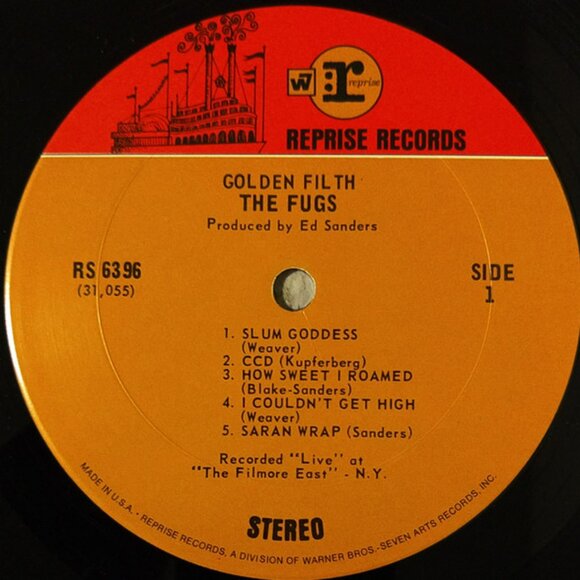 fugs golden filth live at fillmore east  mint 1970 lp - nyc punk folk art rock - Picture 2 of 3